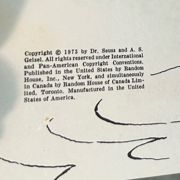 Vintage Dr.Suess 1973 kids collectible book The shape of me - Picture 2 of 2